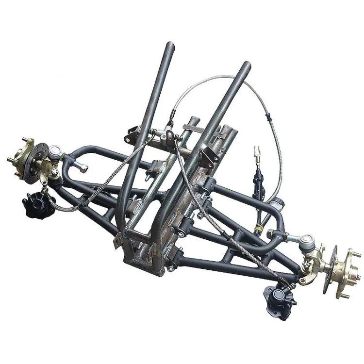 

ATV Go Kart 150 200 250cc Brake Front Suspension Frame Body Structure Support Swingarms with Steering Knuckles Hub Flanges
