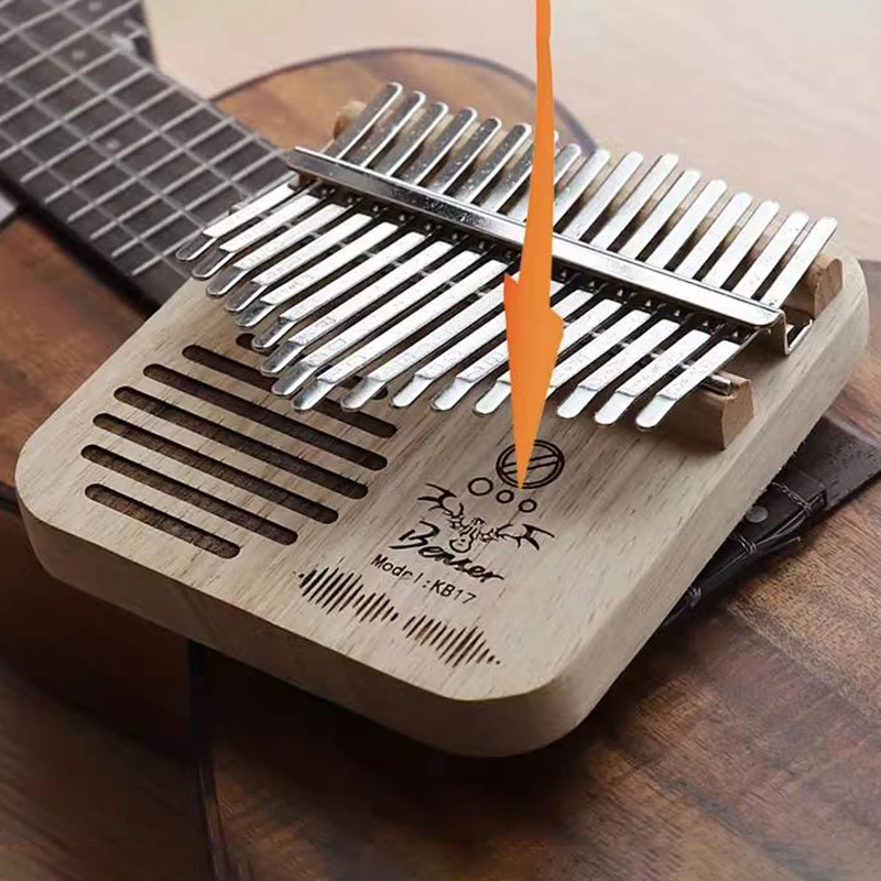 Ретро Pine Wood Kalimba портативное мини-пианино для большого пальца креативное радио