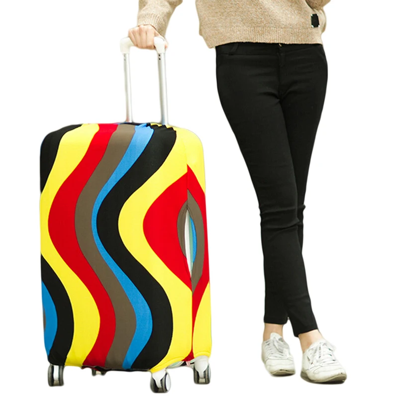 

Suitcase Cover Travel On Road Luggage Cover Protective Trolley Case Travel Luggage Dust Cover For 18 To 30inch
