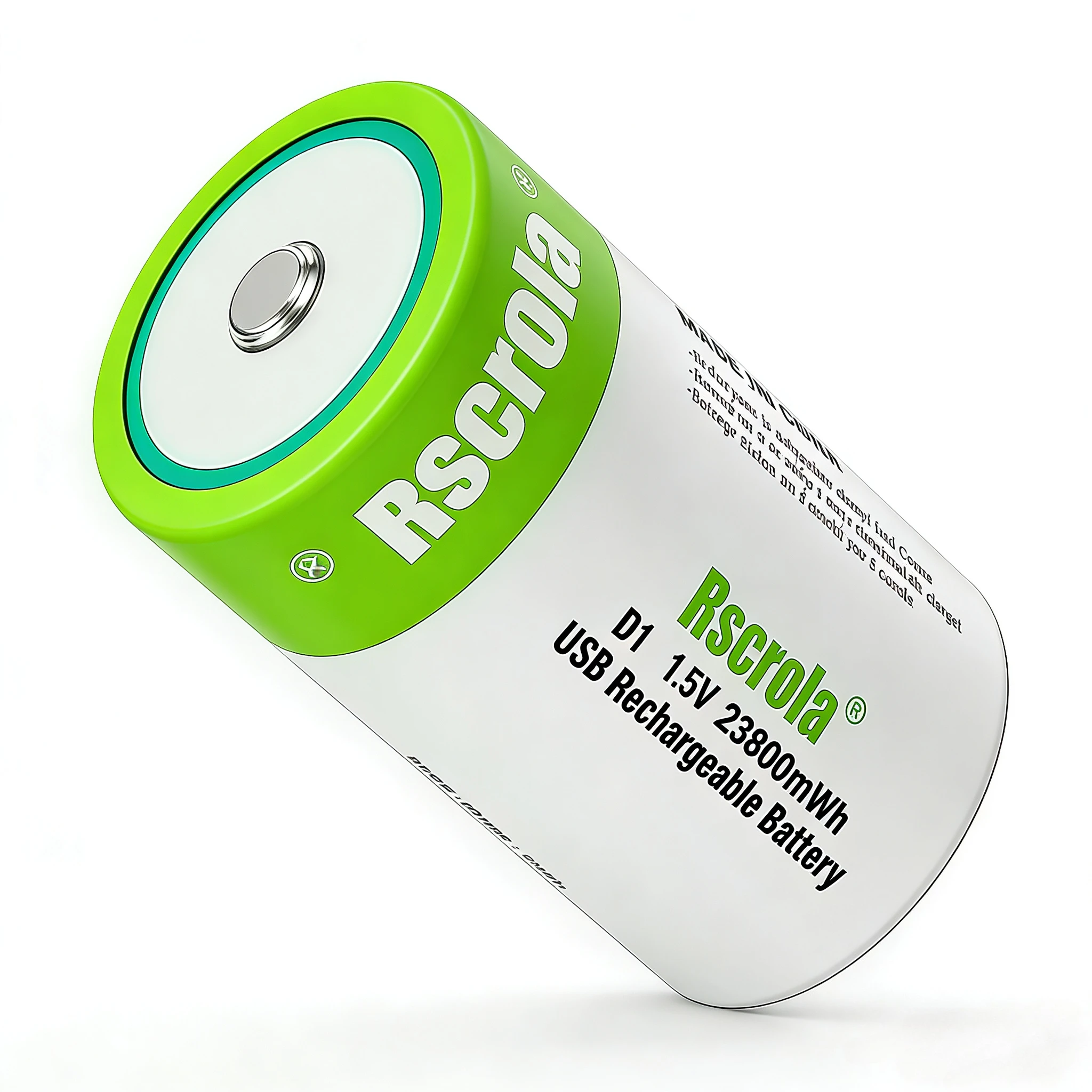 Фото Литиевая батарея D-типа LR20 1.5В 23800мВтч с USB-зарядкой для газовых плит, водонагревателей, фонариков, радиоприемников №3