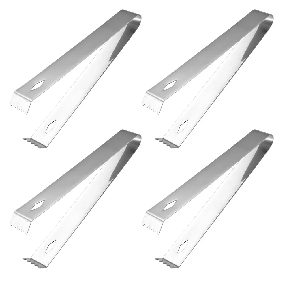 

Tongs Tong Ice Clip Serving Kitchen Cubefor Bucket Nonstick Steel Stainless Bread Buffet Candy Fruit Appetizer Party Mini Steak