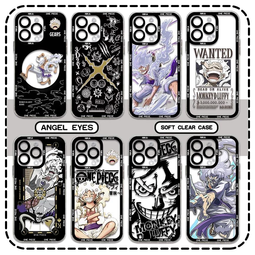 Фото Чехол для телефона с аниме Luffys Gear 5 для Samsung S24 S23 S22 S21 S20 S10 FE Note20 Note10 Plus №1