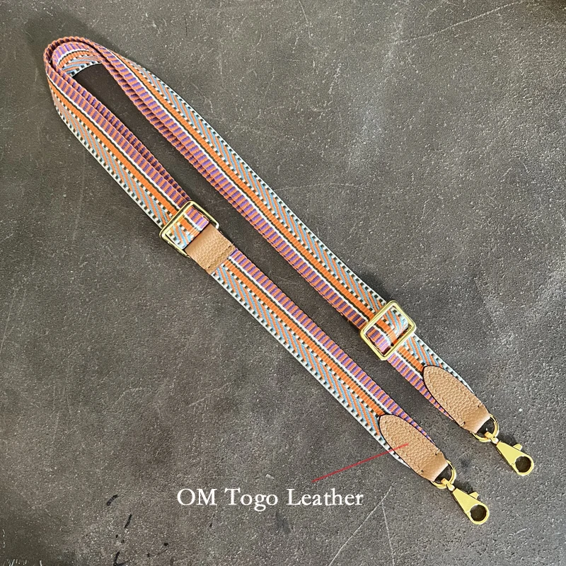 

1 дюйм, широкая сумка Kelly с плечевым ремнем, цветной тканый холщовый наплечный ремешок, Универсальная кожаная Диагональная Сумка, аксессуары для ремня