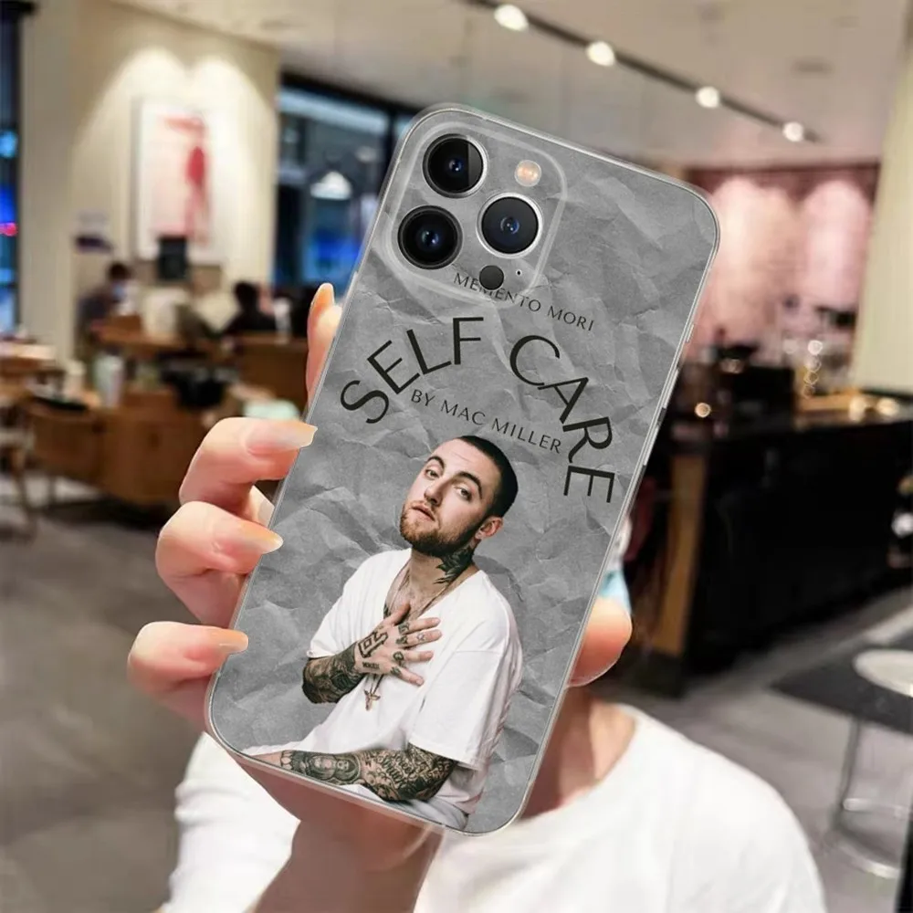 Чехол для телефона Rapper M-Mac M-Miller iPhone 15 14 13 12 11 Pro Xs Max Mini XR X 7 8 Plus прозрачный чехол