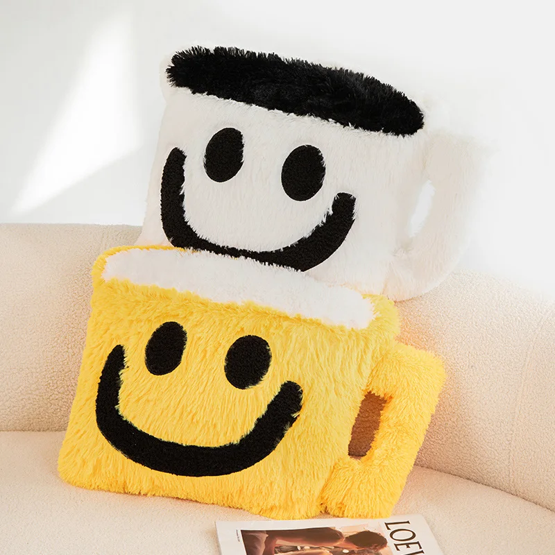 

Realisti Coffee Cup Plush Pllow Cushion Kawaii Throw Pillow For Room/Shop Decoration Pillow For Sofa Lovely Pillows For Girls