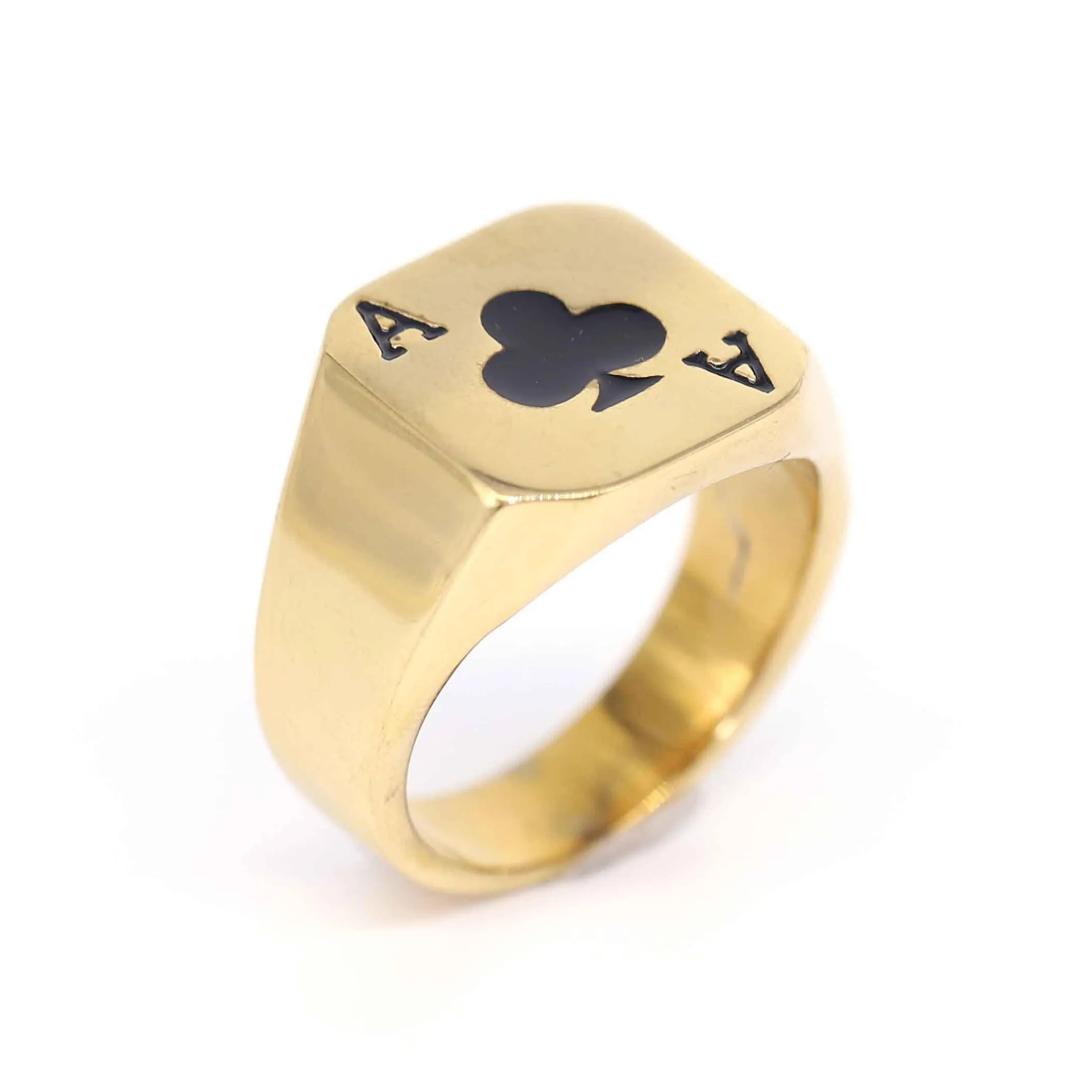 

Men's Jewelry Punk Stainless Steel Ring Magician Props Poker Rings For Men