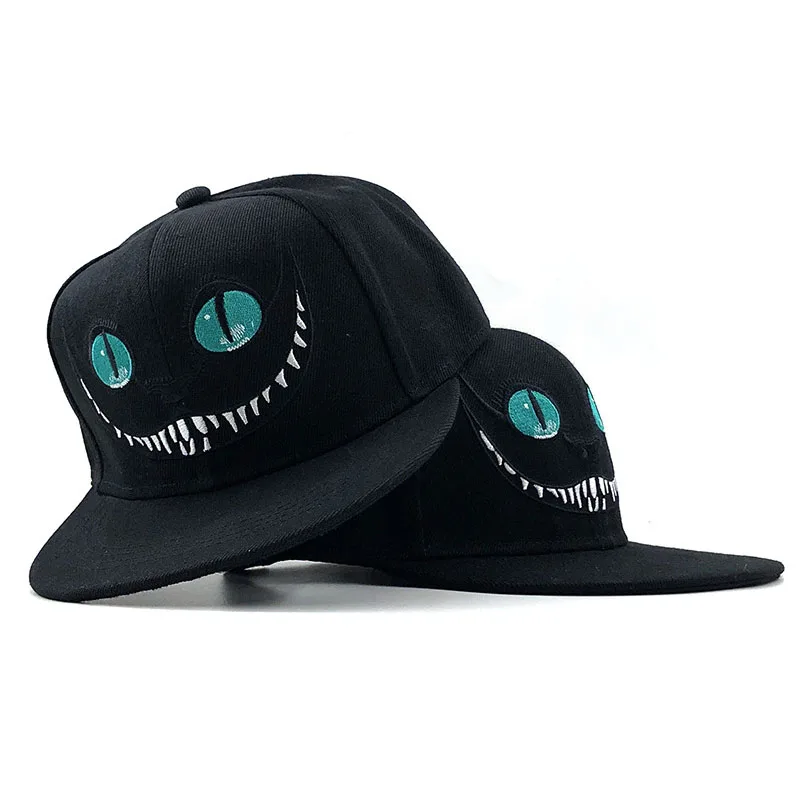 S Alice In Wonderland Headdress Cheshire Cat Flat Brim Baseball Hat Action Figure Model Toys Cap Gifts