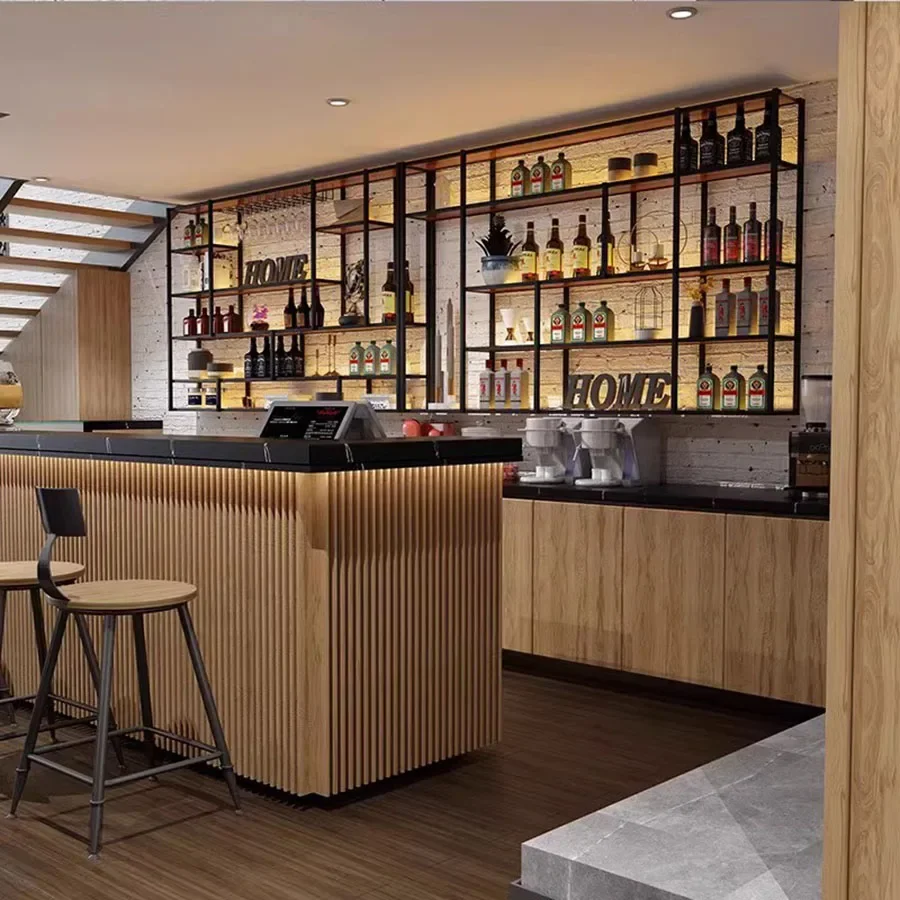 Настенное крепление для бара подвесная черная домашняя кубическая колонна