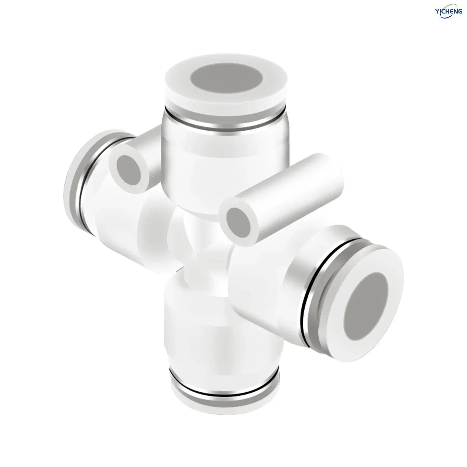 Соединитель шланга YICHENG PNEUMATIC четыре канала наружный диаметр трубки 4 мм