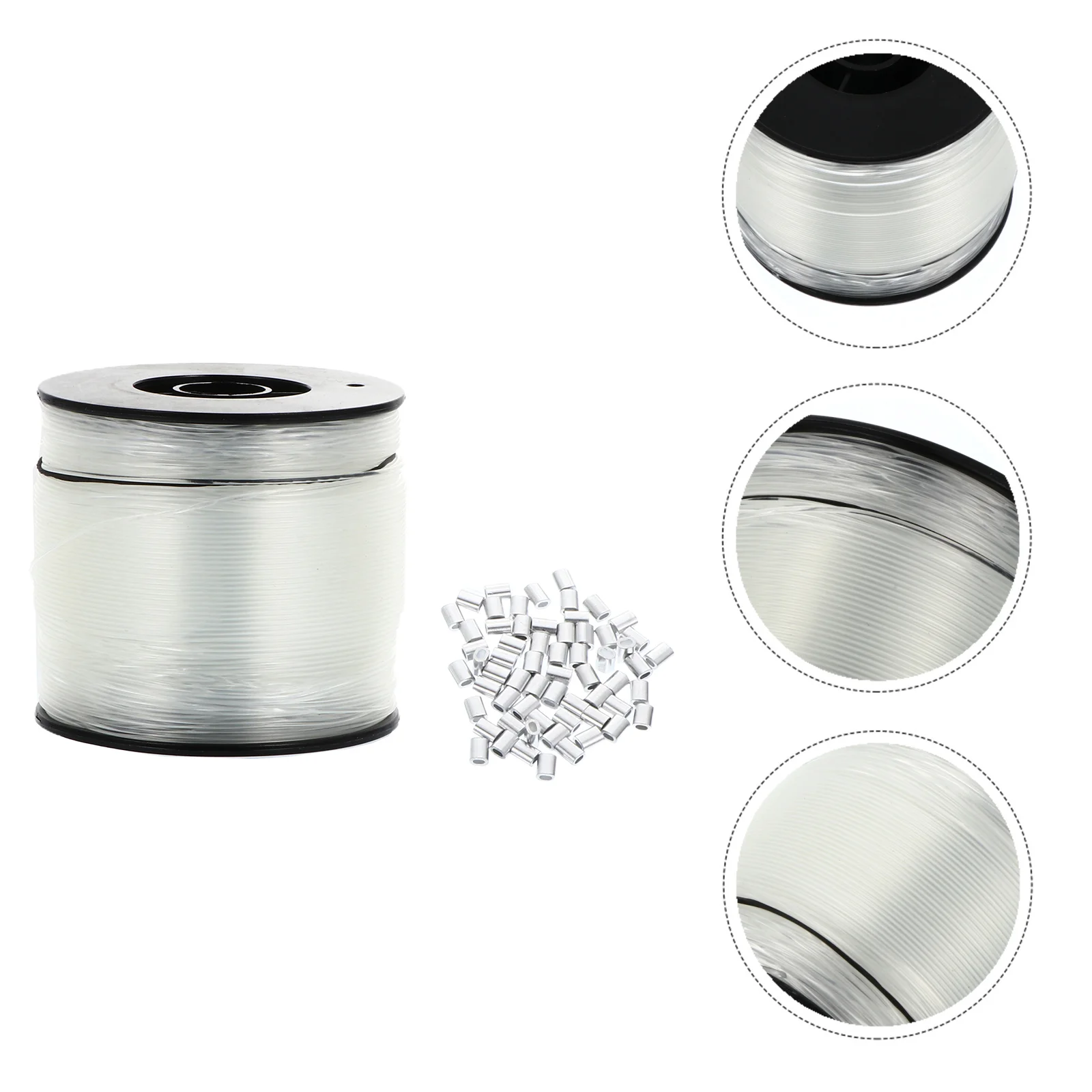 

Line Nylon Thread Monofilament Rope Wire Beading Invisible Clear Resistant Wear Professional Coated Roll Fishing accessories