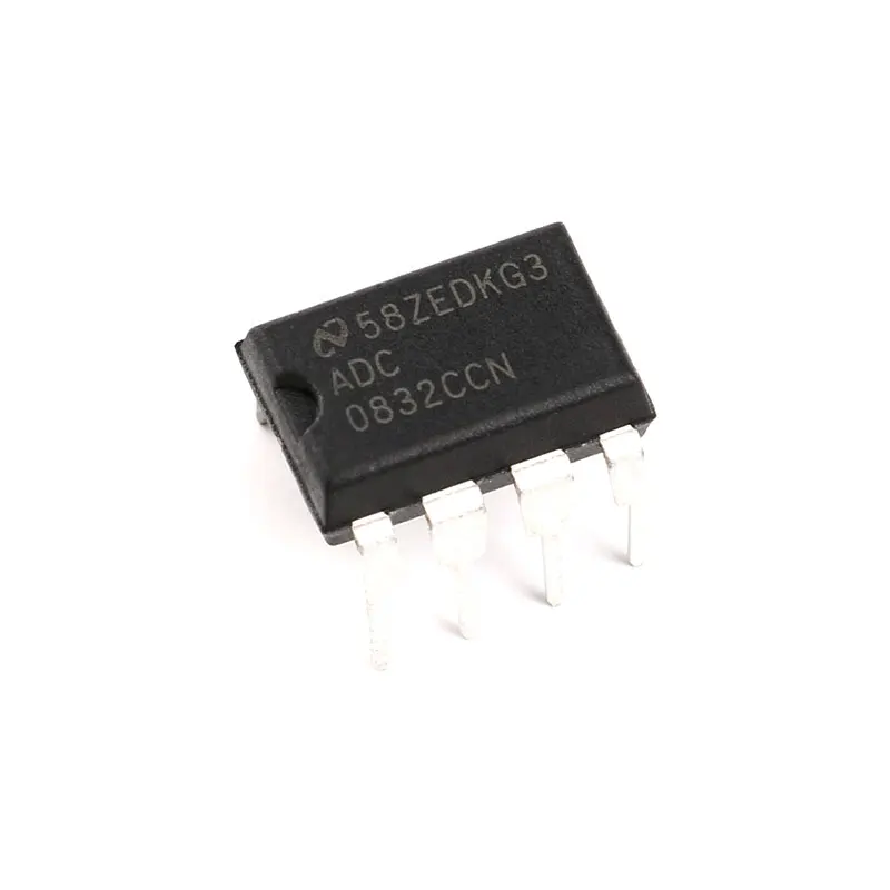 

10PCS/Pack in-line New Original ADC0832CCN chip 8-bit ADC 31KSPS DIP-8