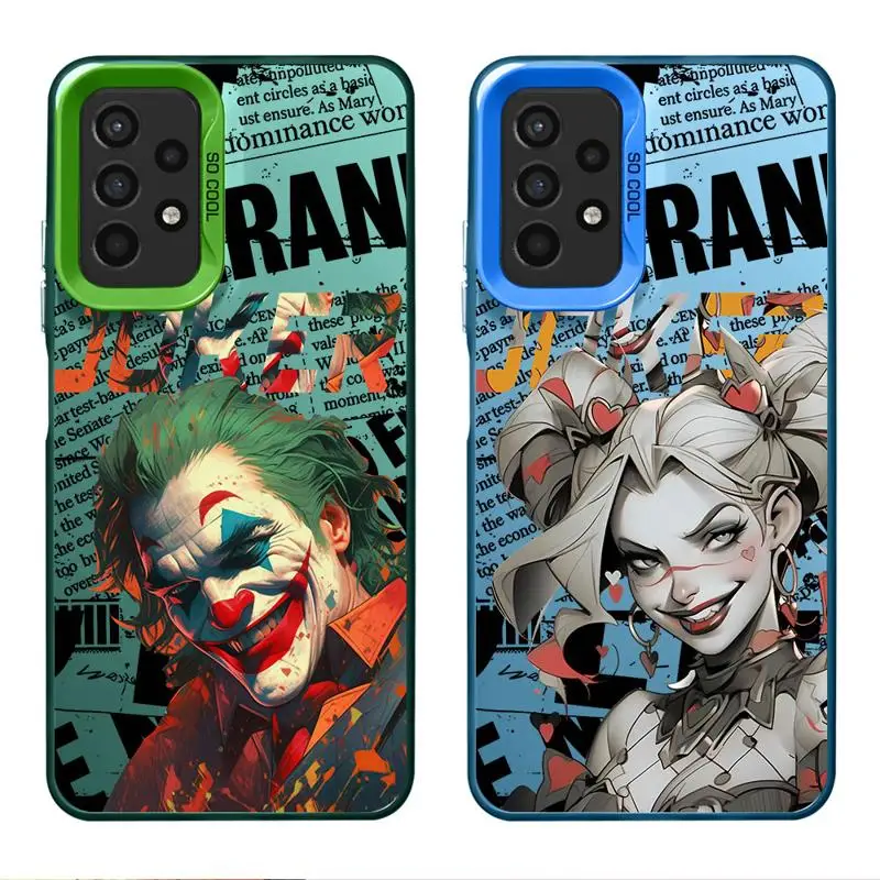 Чехол для телефона Jokers Harleys Quinns Samsung Galaxy A10 A20s A30 A50s A03s A04 A04e A04s A05s A21s A31 A51 A71 4GMatte