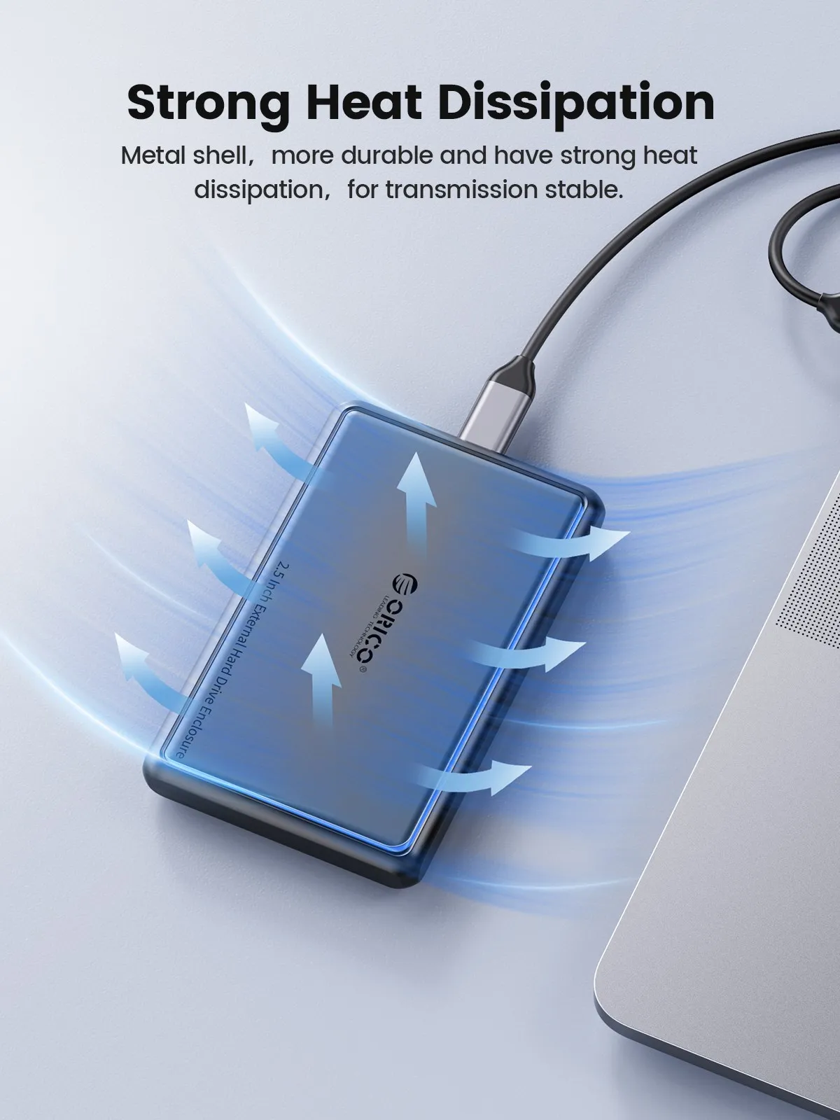 ORICO 2 5 дюймов внешний жесткий диск чехол 5gbps SATA к Type-C корпус жесткого диска для SSD HDD