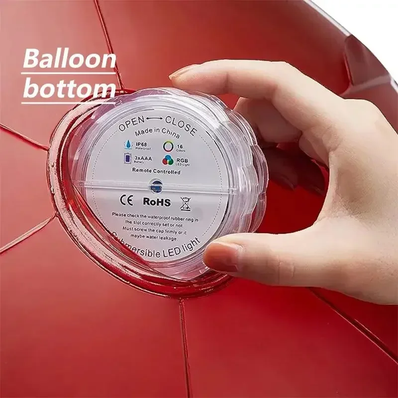 Рождественский надувной шар 60 см изготовленный из ПВХ гигантский светящийся