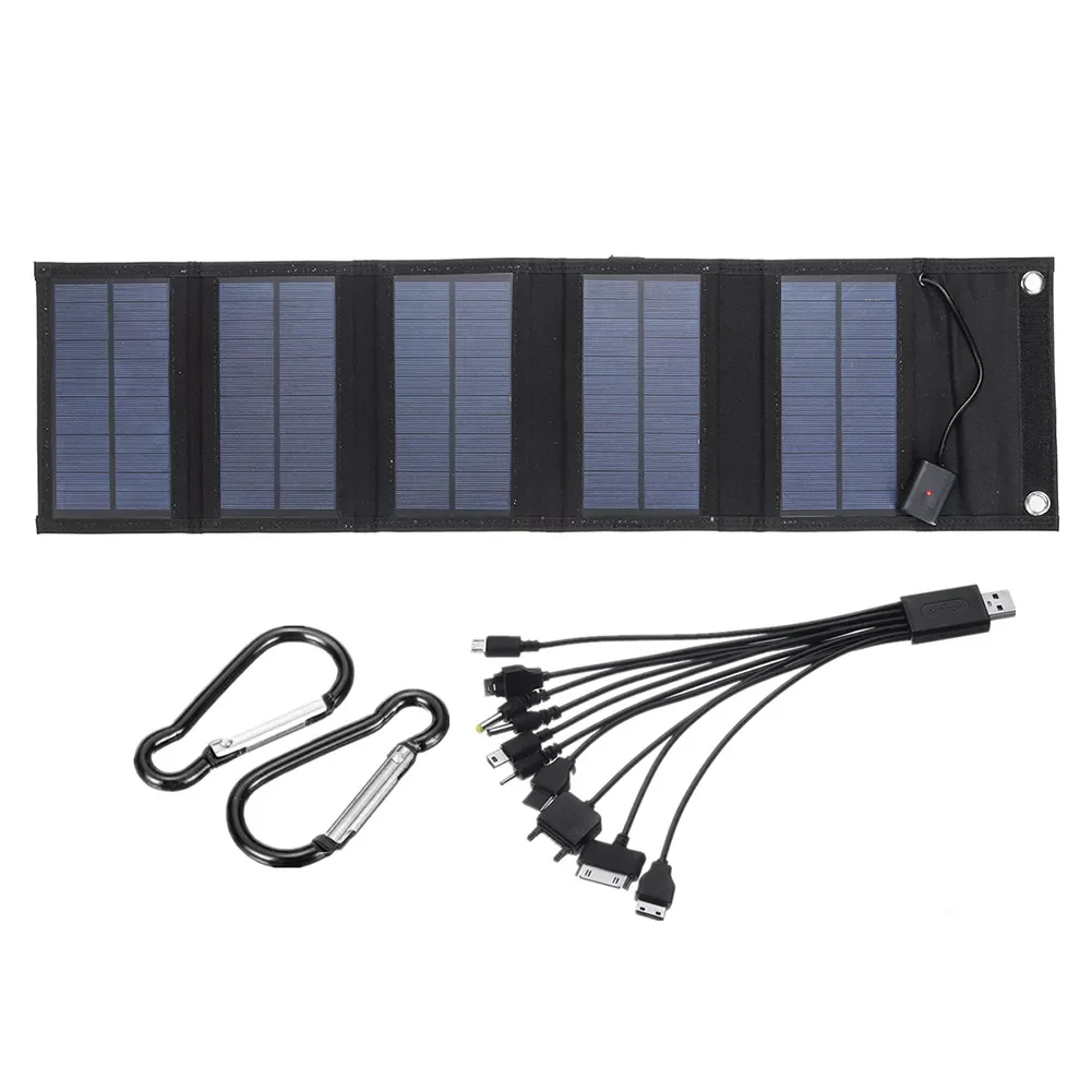 

NEW2023 Solar Panel Outdoor 15W 5V Portable Charger DIY Solar Cells System for Light Moblie Battery Charging Device