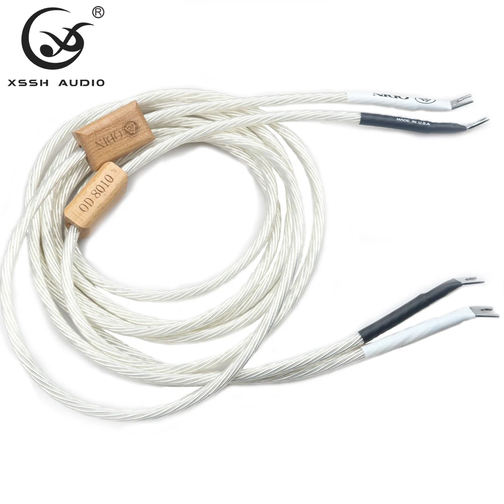 Кабель-перемычка Spade/Spade штекер типа банан кабель для динамика XSSH audio нордост один