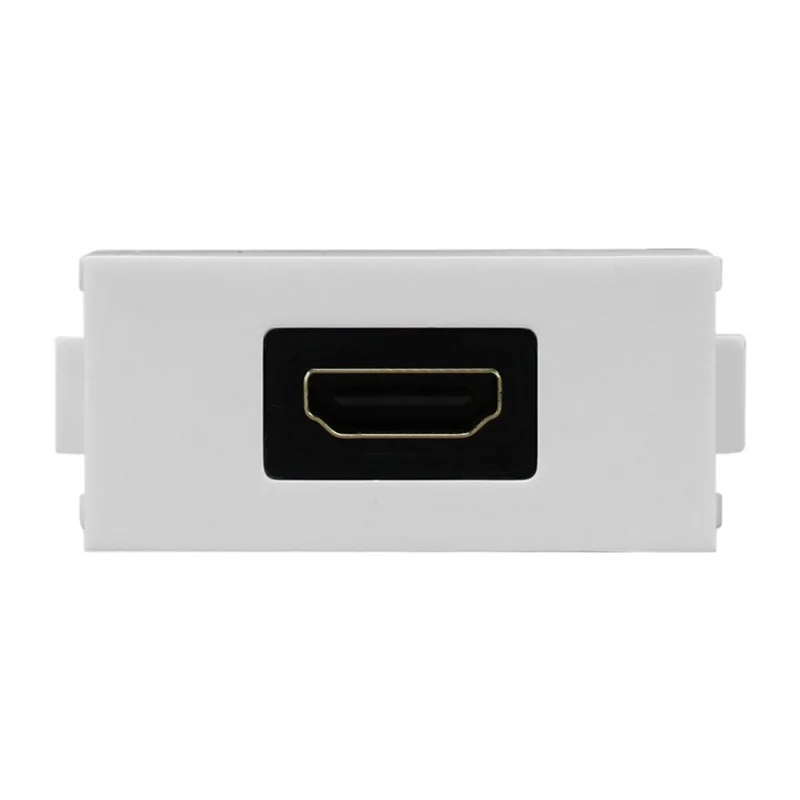 

White Short HDMI Home Accessories LY-024 Elbow HDMI Socket LY-022 HDMI Module for 86 Wall Plate Panel