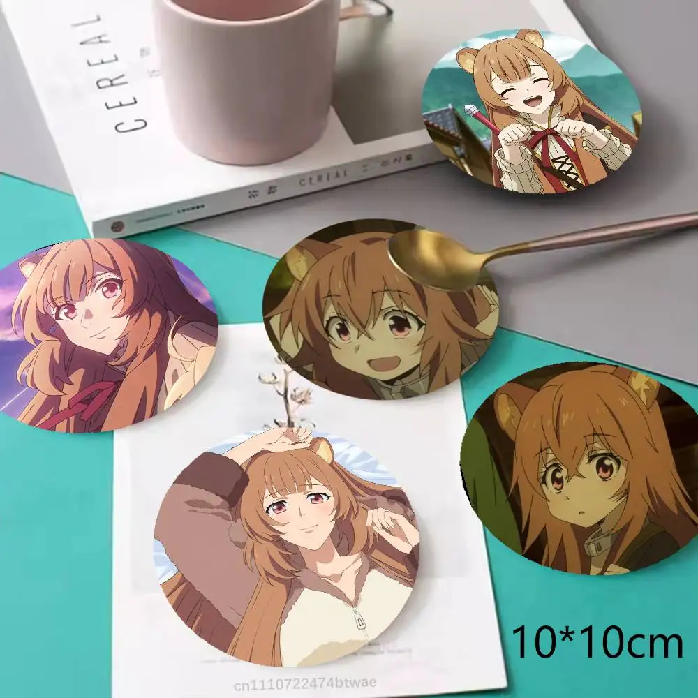 Фото Подставка для кружки S-Shield Hero TRotSH Raphtalia из дерева, термостойкая, для чая и кофе, декоративная подставка под посуду №1
