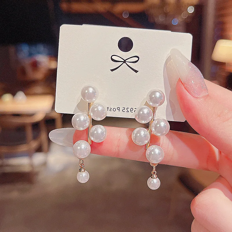 

Женские серьги-кисточки с жемчугом, серебро пробы