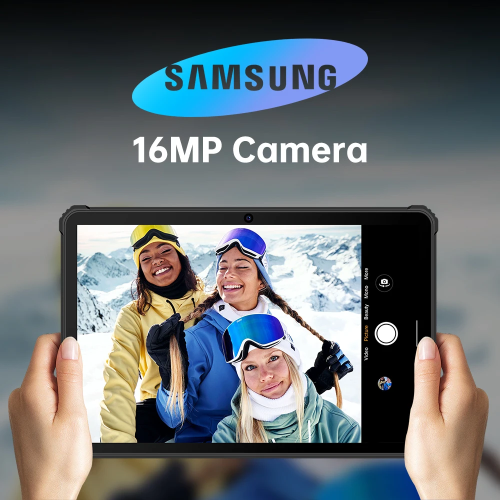 OUKITEL RT1 10000mAh Battery IP68/69K Rugged Tablet 10.1'' FHD+ Display 4GB+64GB Octa Core Android 4G Phone Tablet PC