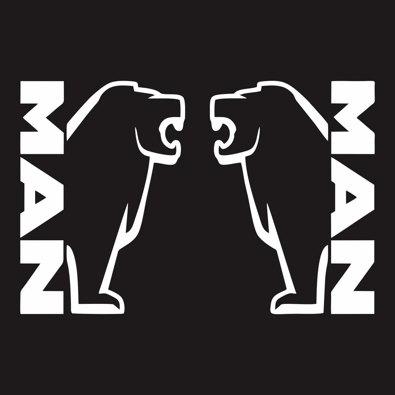 

Дизайнерский стиль льва, используемый для украшения грузовика MAN, царапины, водонепроницаемые наклейки, 15*10 см