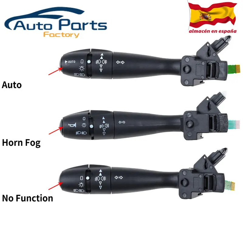 

96477533XT 96595087XT 96608841XT New Turn Signal Indicator Switch For PEUGEOT 1007 206 207 307 406 407 807 Steering Column Horn