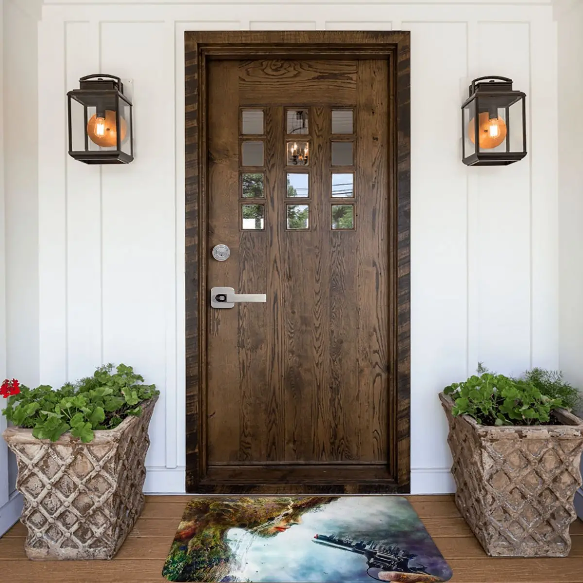 Коврик дверной Противоскользящий с мультяшным рисунком |