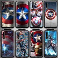 marvel superheroes captain america phone case for huawei p20 p30 p40 lite e pro mate 40 30 20 pro p smart 2020