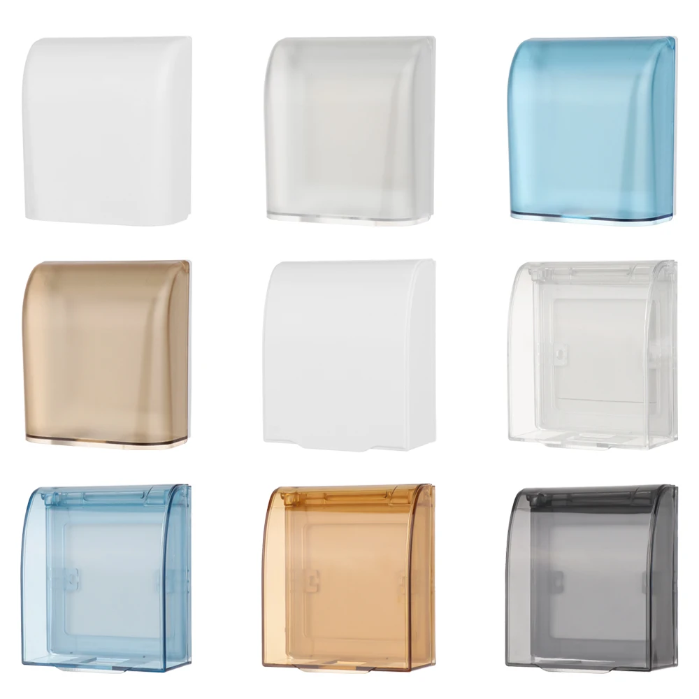 

Водонепроницаемая самоклеящаяся крышка для электрической розетки типа 86, 1 шт.