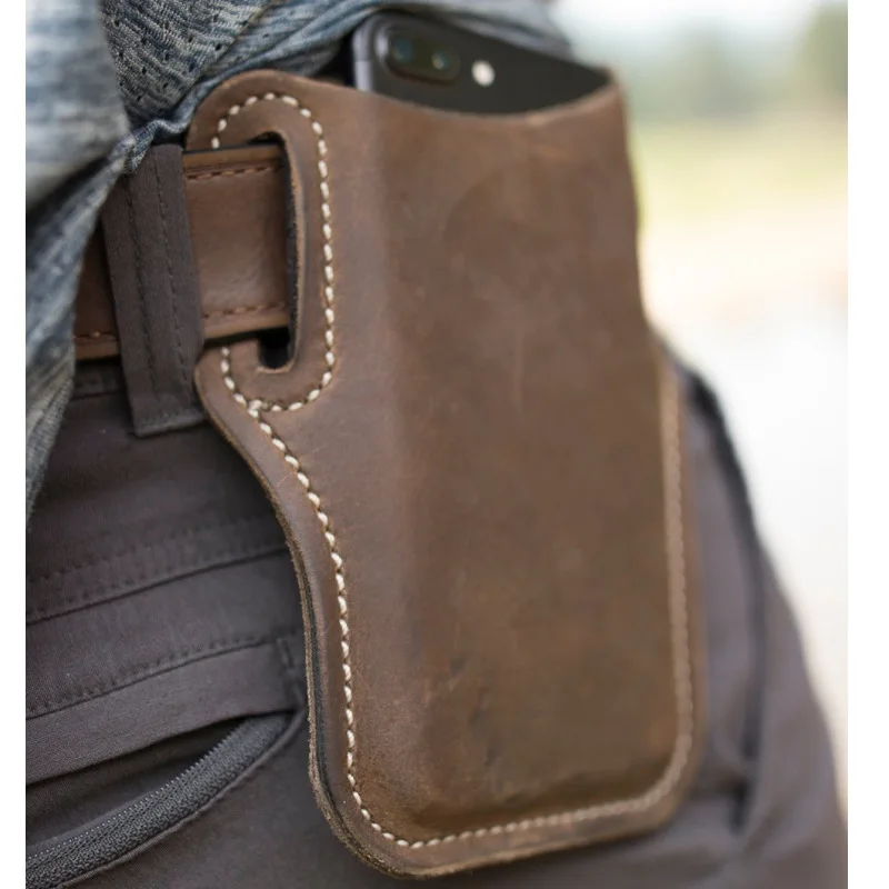 

Мужской Чехол для мобильного телефона петля чехол на пояс поясная сумка реквизит кожаный кошелек для телефона уличные инструменты для кемп...