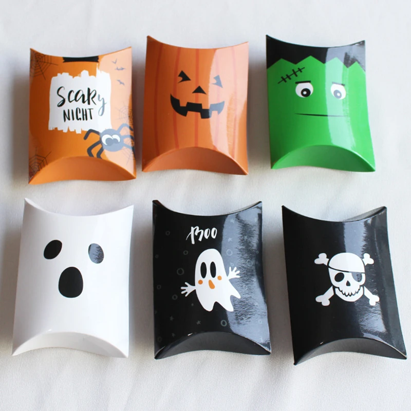 Pillow Box Packaging Gift Paper Box Halloween Decor