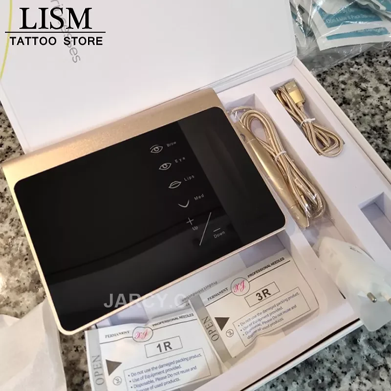 

Digital Permanent Makeup Tattoo Machine Kit Set Professional MTS Tattoo Device Kit Siwss Motor Tattoo Supply for Eyebrow Lip