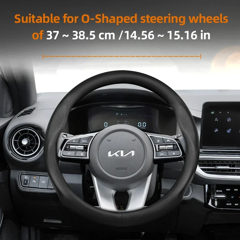 

Универсальный Круглый Чехол Для Руля D-образной Формы Для KIA Ceed, Sportage 3, Picanto, Rio, Xceed, Stonic, Cerato, K3, Soul