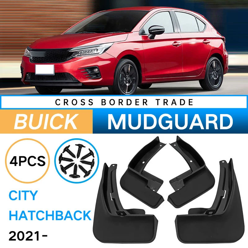 

For Honda City Hatchback 2021 Car Mud Flaps Splash Guard Mudguard Mudflaps Fender External Cover
