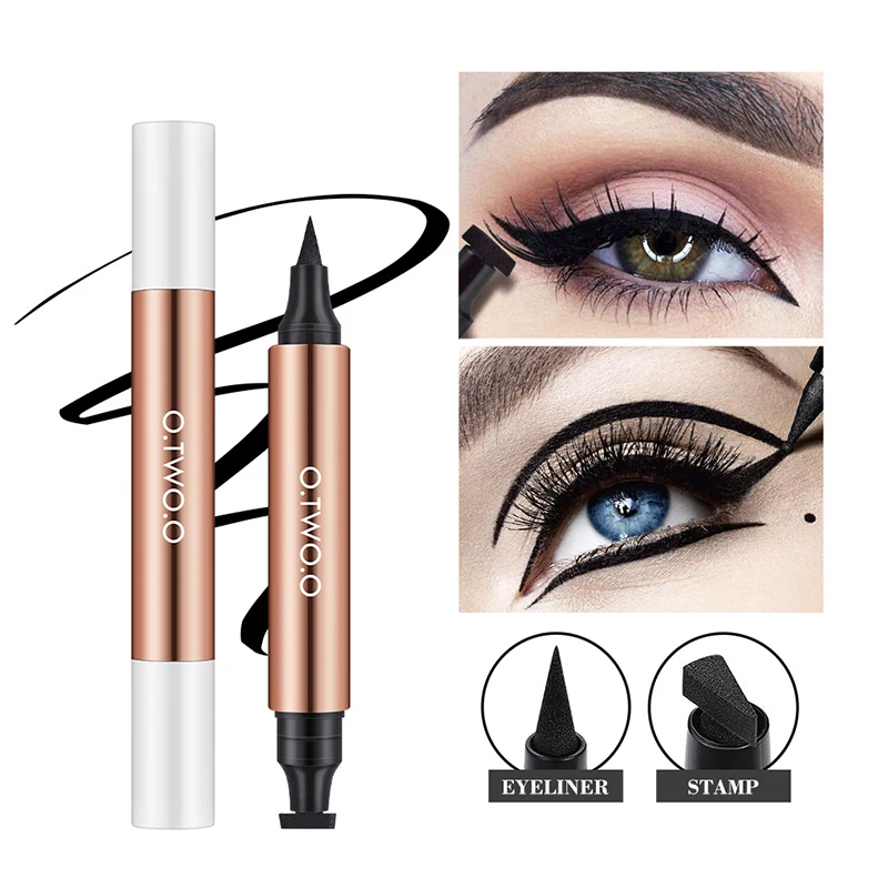 

Waterproof Double-head Eyeliner Stamp Liquid Eyeliner Pencil Lasting-long Makeup Pen Eye Liner Eye Makeup Tool Eyes Cosmetics