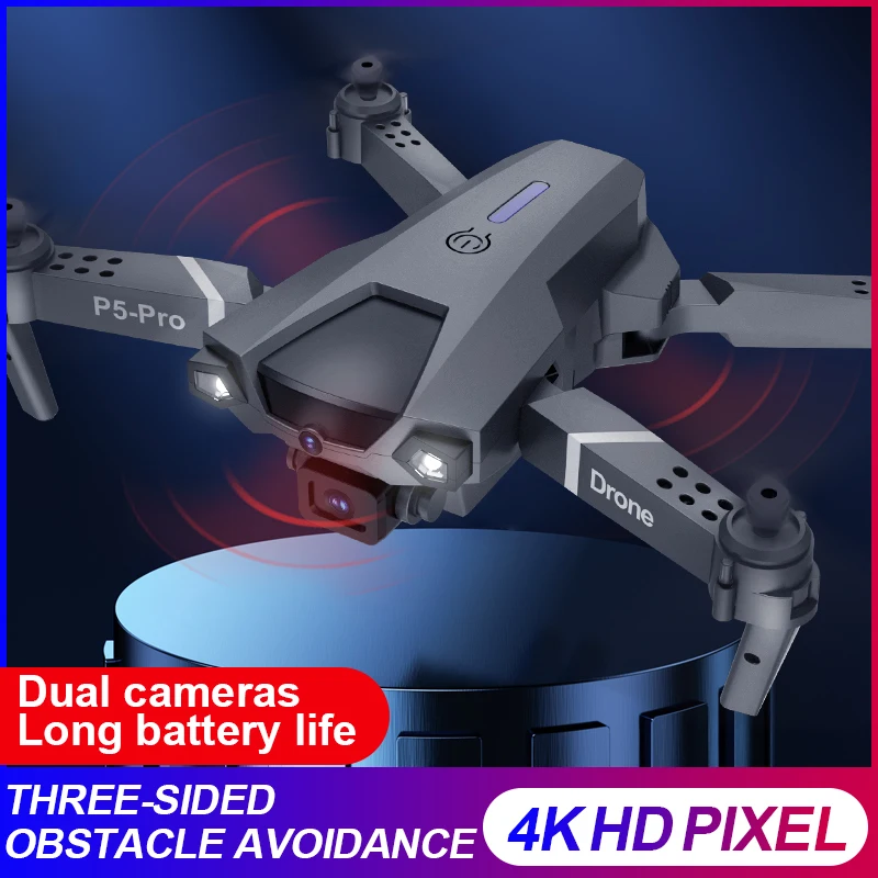 P5 Mini Drone 4K 1080P HD Camera Fpv Drone Wifi Wireless Remote Control Foldable Quadcopter RC Drone Kids Toy Boy Birthday Gift