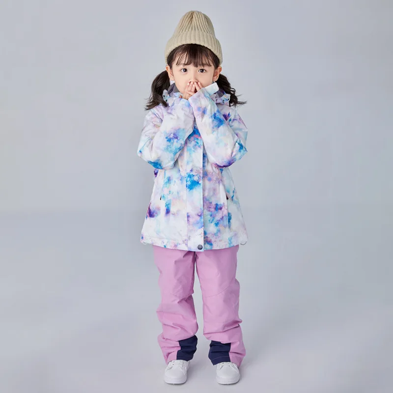 Новинка 2023 года детские зимние ветрозащитные водонепроницаемые лыжные костюмы с