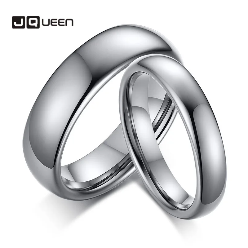 

Кольцо BONLAVIE из карбида вольфрама для мужчин и женщин, блестящее стальное украшение для свадьбы, 2 мм, 3 мм, 4 мм, 6 мм, 8 мм