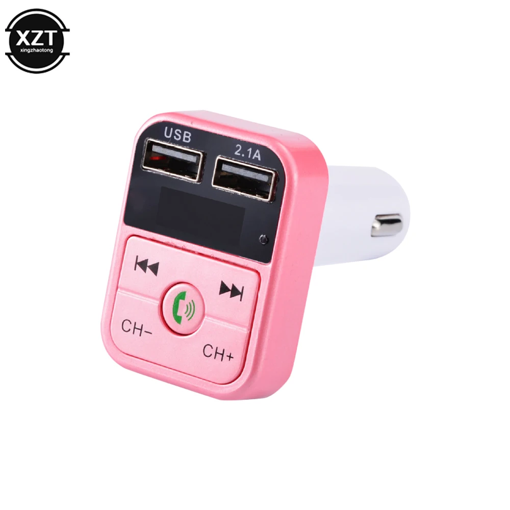

Car Kit Handsfree Wireless Bluetooth Compatible 5.0 FM Transmitter MP3 Player Dual USB Car Charger Flash Charger Car Accessories