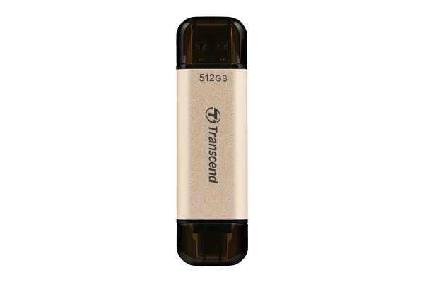 Флеш-накопитель Transcend USB Накопитель 512GB JETFLASH USB3.2 TLC High Speed Type-C и Type A (420/400 МБ/с) |