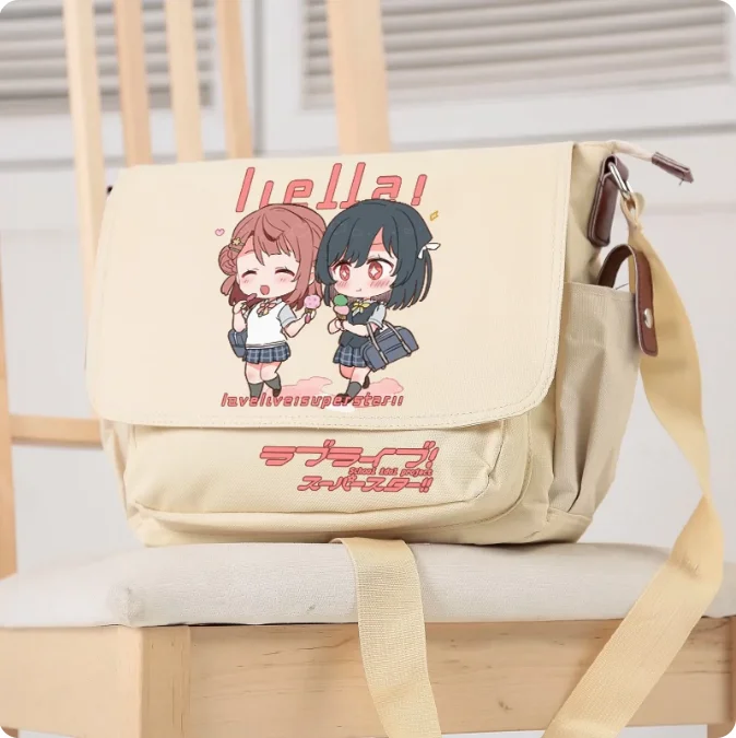 

Anime Lovelive! Superstar Crossbody Canvas Bags School Bag Unisex Messenger Bag Fashion Shoulder Bag 1233