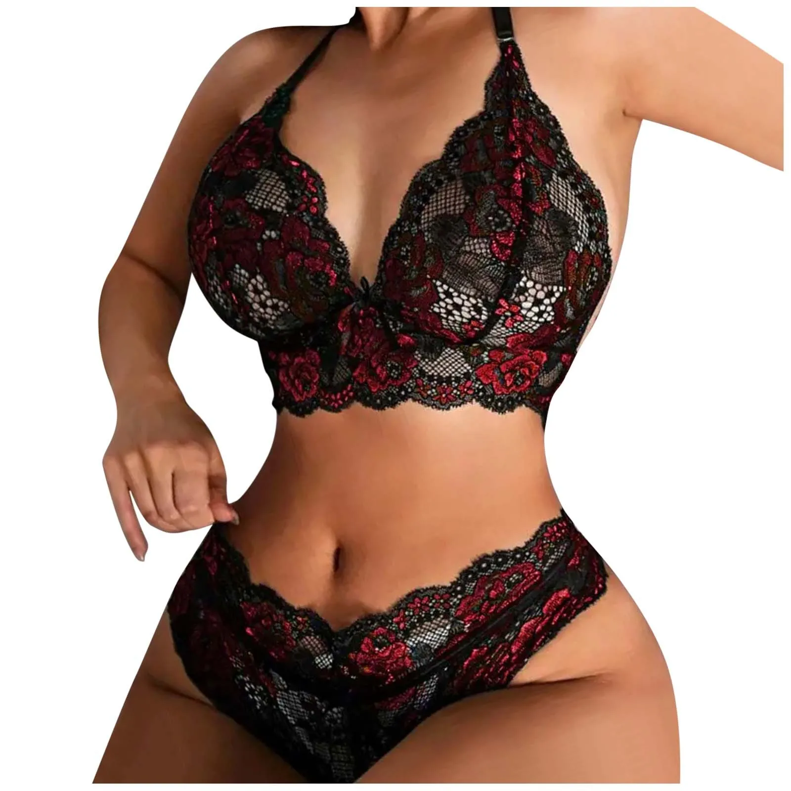 

Sexy Mujer Puta Embroidery Lace Sexy Lingerie Sets For Women Thong Bra Women's Underwear Sensual Lingerie Woman Sexs18 Fantazi