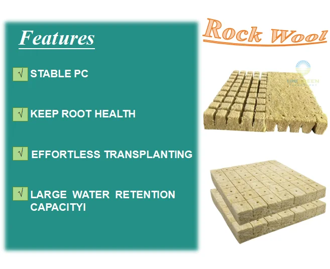 Фото Кубики для выращивания из минеральной ваты RockWool с отверстиями, для гидропонных башенных садов и гроубоксов №3