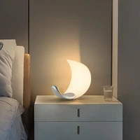 2022 new modern creative led moon atmosphere lamp high sense study bedroom simple decorative bedside lamp