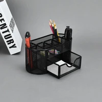 9 grids wrought iron storage basket sundries organizer desktop cosmetics storage basket pen holder organizer home decoration