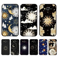 funny sun moon face phone case for samsung s20 lite s21 s10 s9 plus for redmi note8 9pro for huawei y6 cover