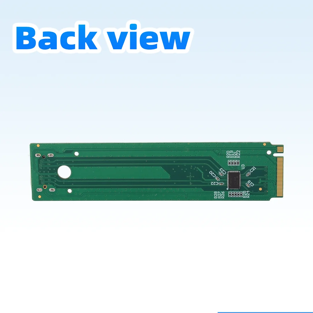 Фото Адаптер NVMe M.2 к Oculink SFF-8612 с усилением сигнала ревердера для SSD PCIe NVMe M.2 NGFF №3