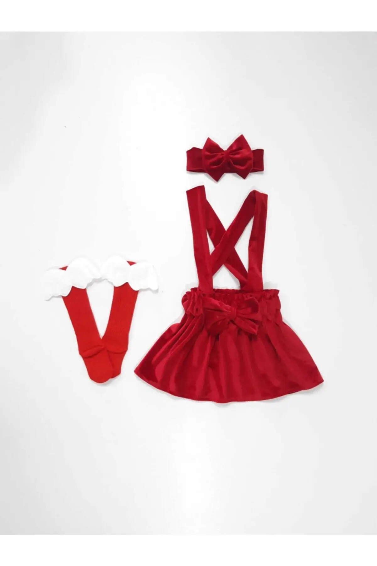 

Бархатный костюм из 3-х предметов