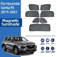for hyundai santafe tm 2018 2022 santa fe front windshield car sunshade shield rear side window sun shade visor magnetic curtain