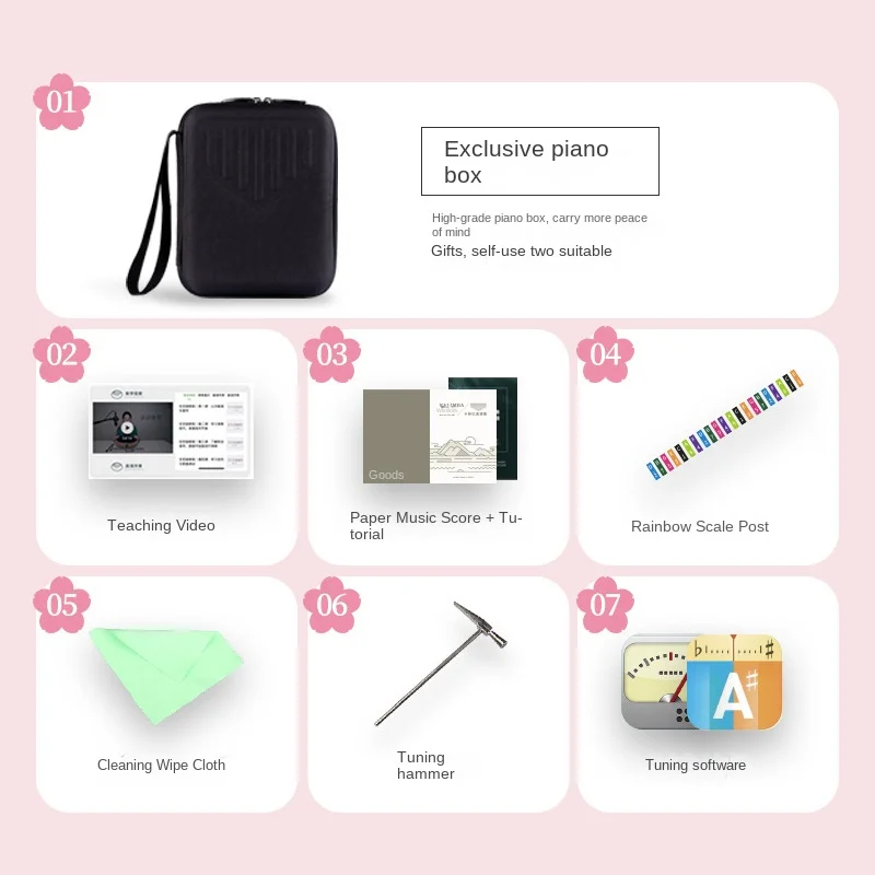 Акриловое пианино Kalimba Thumb милая Хрустальная клавиатура музыкальный инструмент